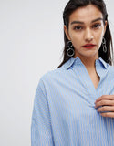 Oversized Striped Shirt