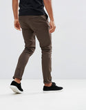 Skinny Chinos In Brown