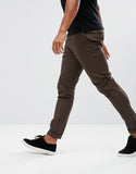 Skinny Chinos In Brown