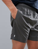 Running shorts in dark grey