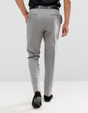 Skinny Smart Trousers In Grey