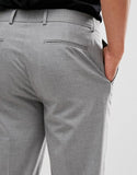Skinny Smart Trousers In Grey