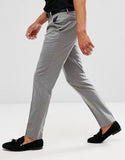 Skinny Smart Trousers In Grey