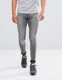 Extreme Super Skinny Jeans Light Wash Grey