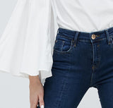 Split Front Skinny Jeans