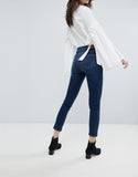 Split Front Skinny Jeans