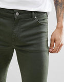 Super Skinny jeans in green