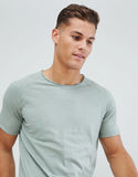 Longline T-Shirt With Raglan Sleeve