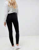 High Rise Skinny Jean in Black