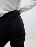 High Rise Skinny Jean in Black