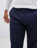 Smart Slim chinos in textured pindot