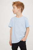 Light Blue Cotton T-Shirt